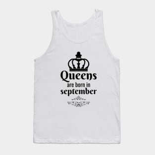 Queens are born in september Tank Top